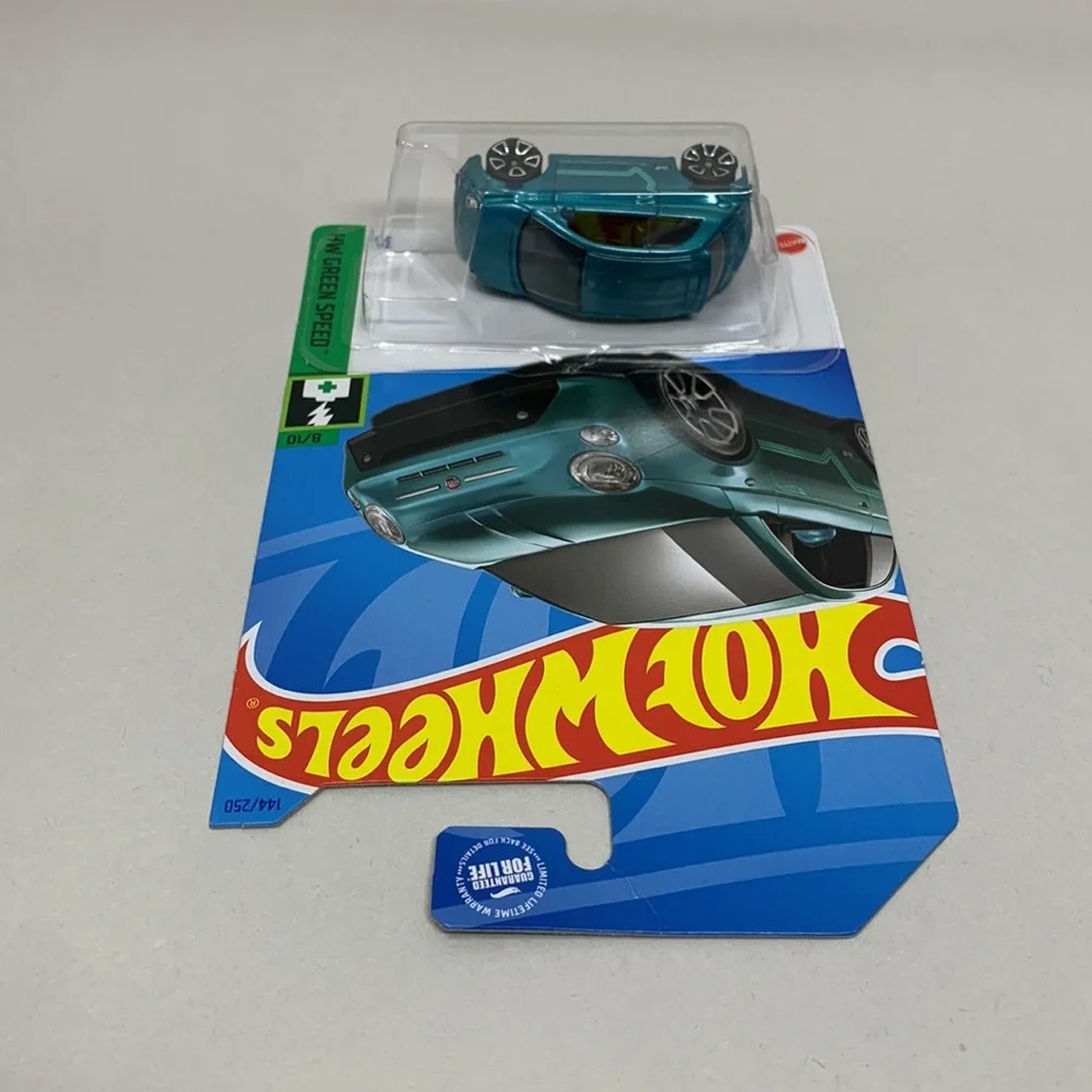 Hot Wheels Fiat 500e HW green speed car toy new by Mattel 144/250 - Picture 7 of 17